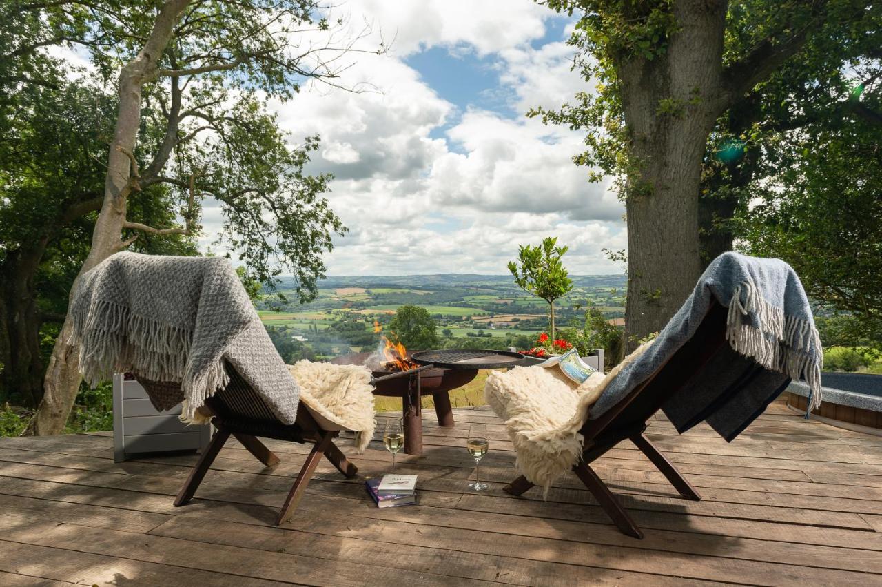 Tilbury Shepherd Huts With Hot Tubs Plus Holiday Cottages West Bagborough Extérieur photo