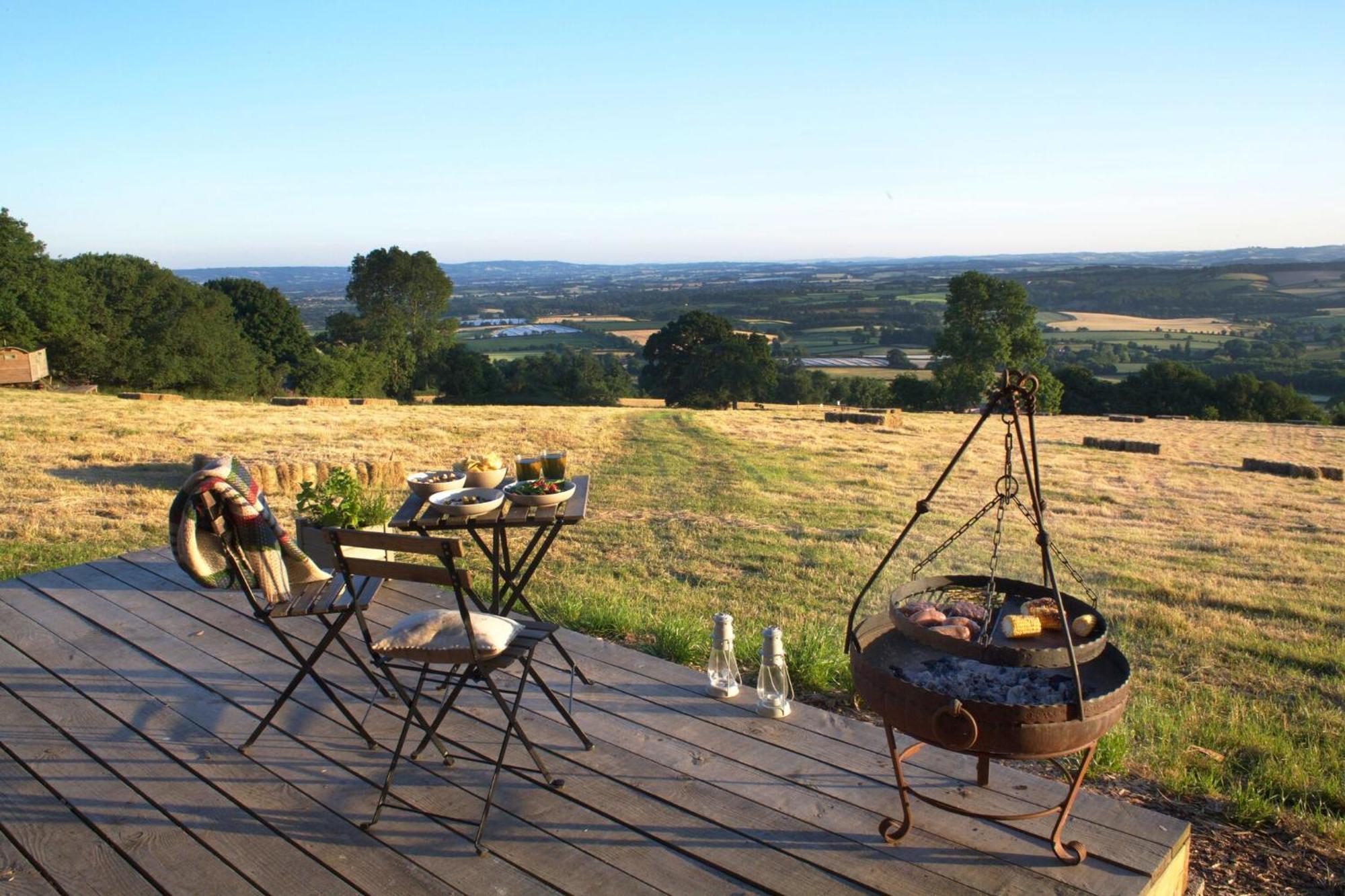 Tilbury Shepherd Huts With Hot Tubs Plus Holiday Cottages West Bagborough Extérieur photo